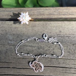 Nomination Elephant Bracelet with Gold tone ring